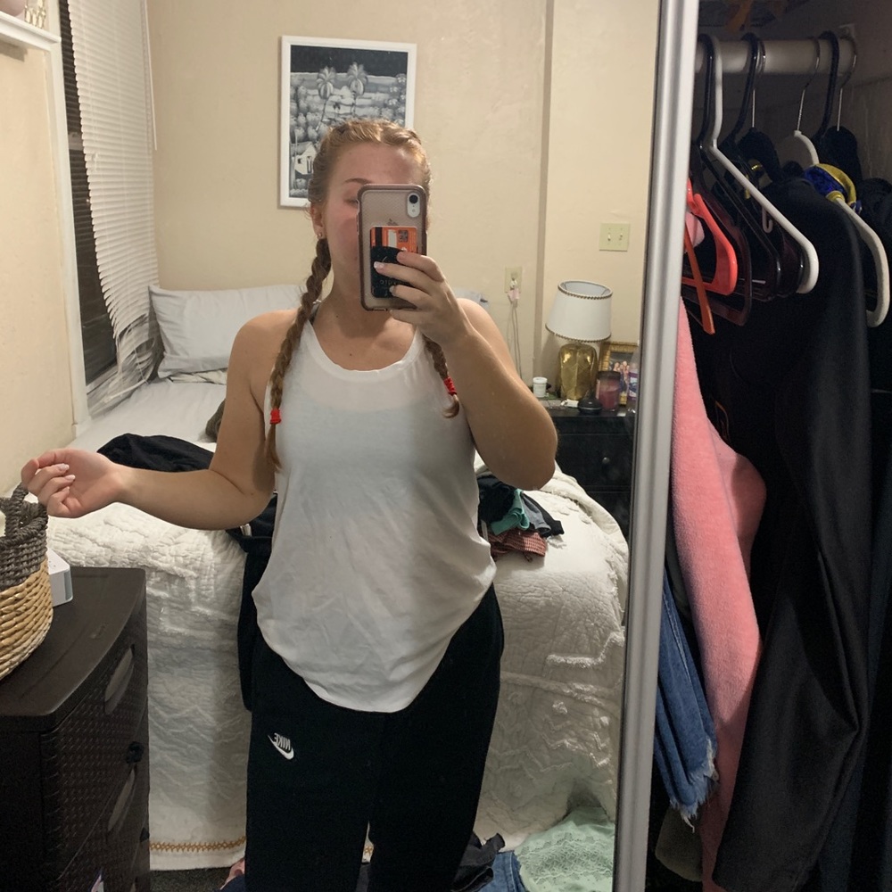 Lulu lemon white work out tank